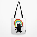 Rainbow cat Tote Bag Gallery Image 2