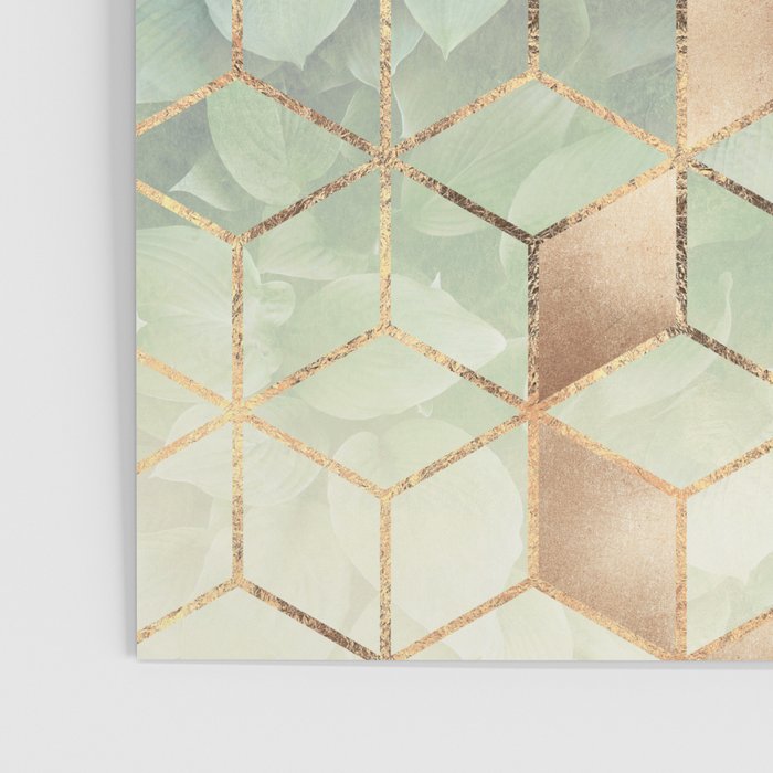 Leaves And Cubes Poster Gallery Image 3