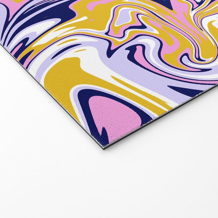 pink, navy & gold marble Welcome Mat Gallery Image 2