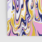 pink, navy & gold marble Poster Gallery Image 3