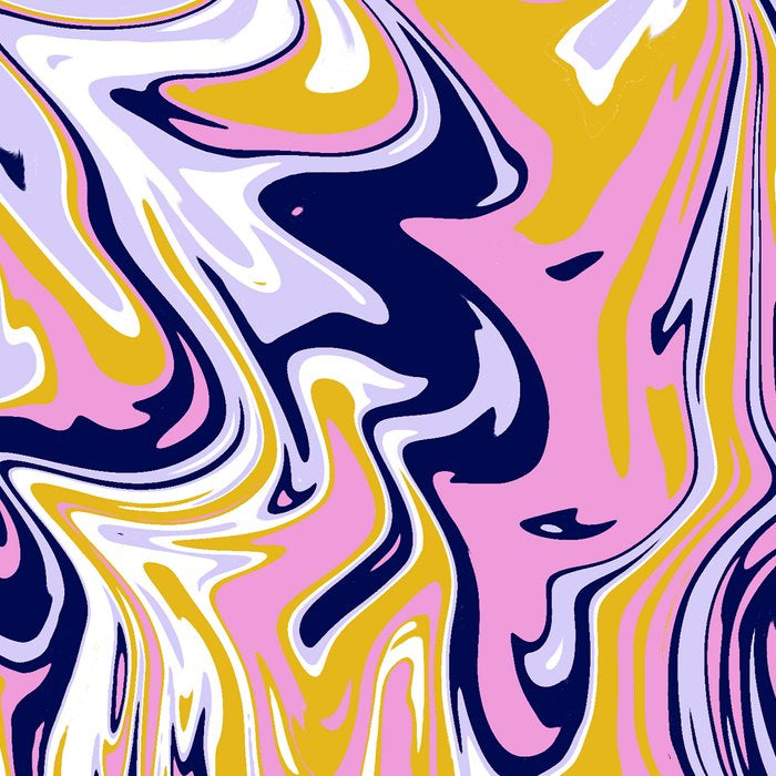pink, navy & gold marble Coffee Mug Gallery Image 2