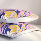 pink, navy & gold marble Pillow Sham Gallery Image 3
