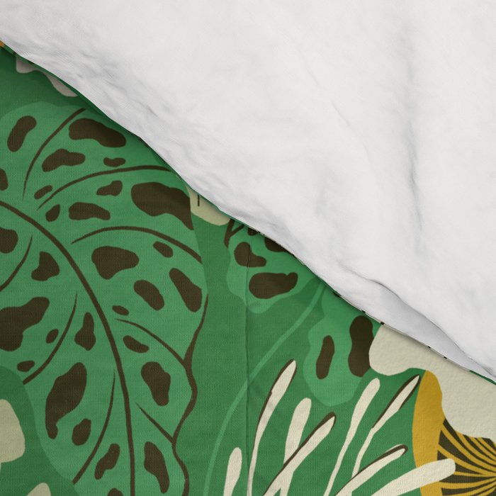 Ghost Forest Green Comforter Gallery Image 4