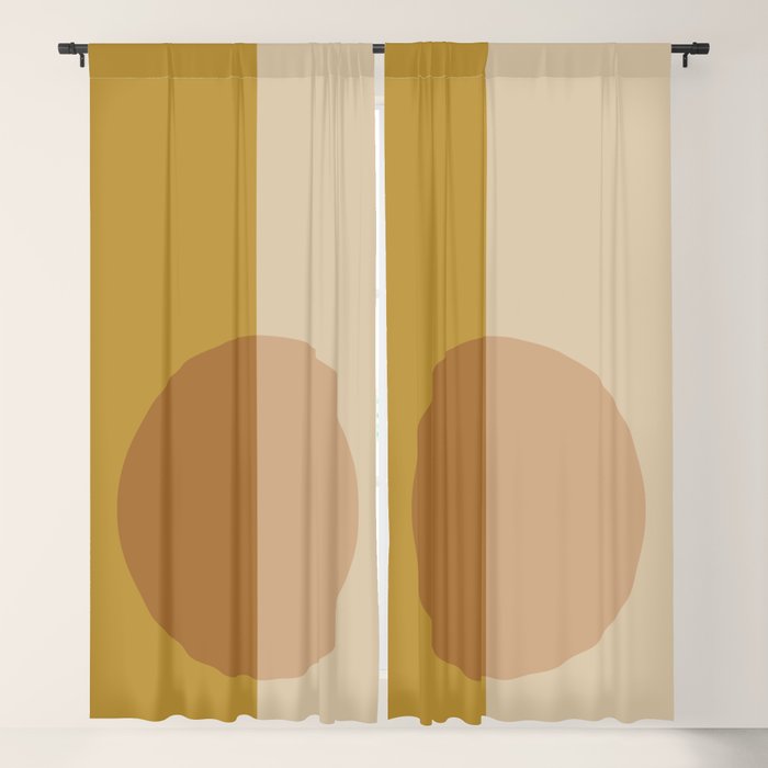 Color Block Abstract VII Window Curtain Gallery Image 5