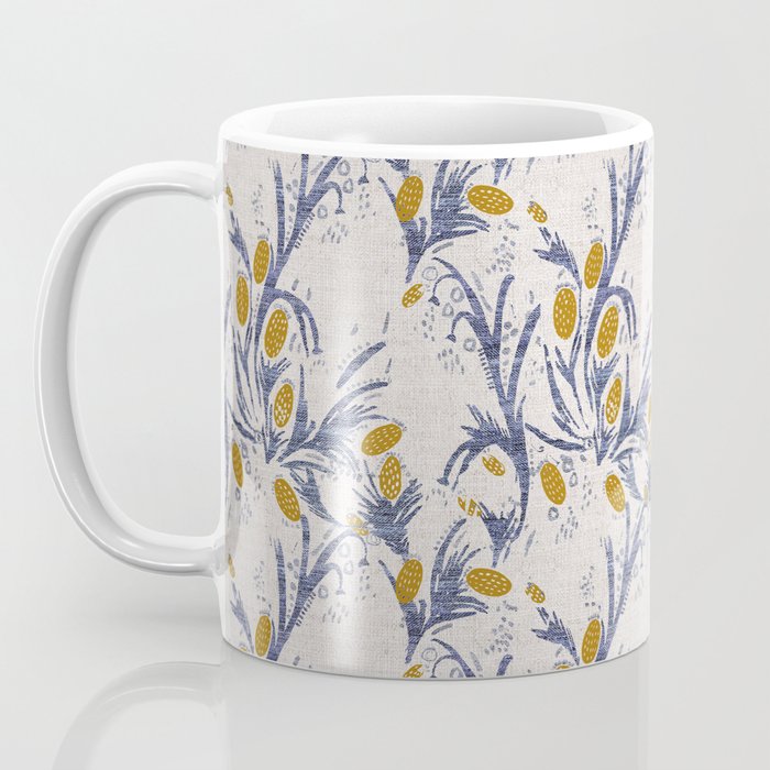 FRENCH LINEN THISTLE Coffee Mug Gallery Image 3