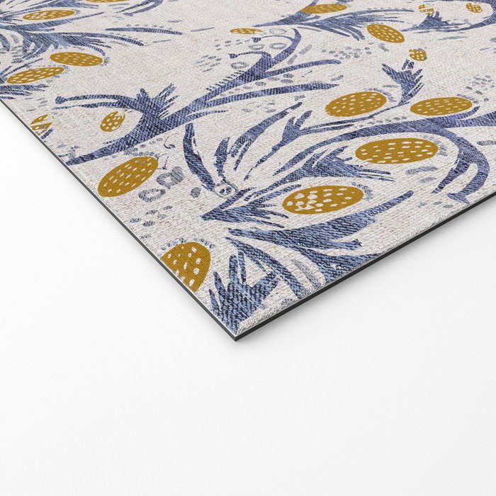 FRENCH LINEN THISTLE Welcome Mat Gallery Image 2