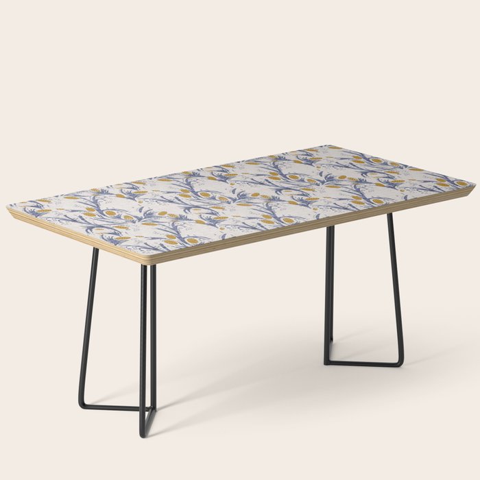 FRENCH LINEN THISTLE Coffee Table Gallery Image 1