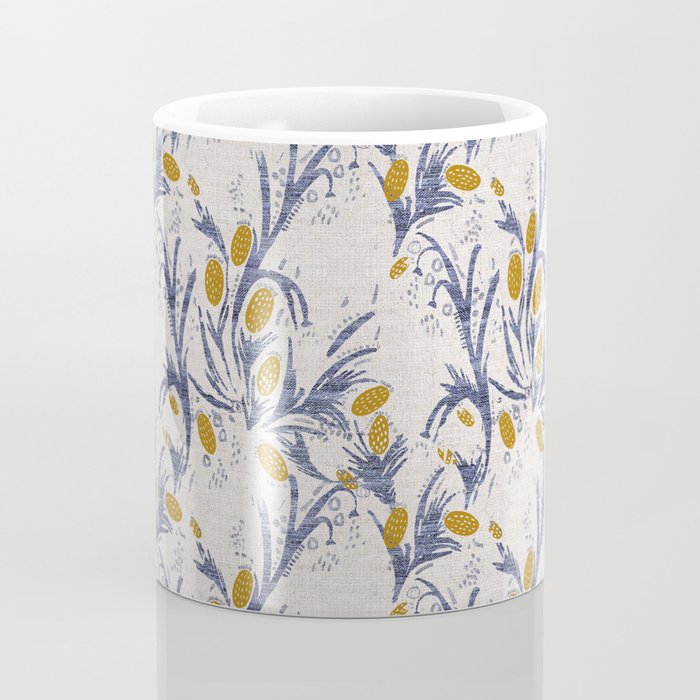FRENCH LINEN THISTLE Coffee Mug Gallery Image 4
