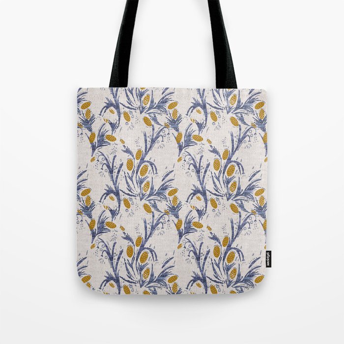 FRENCH LINEN THISTLE Tote Bag Gallery Image 1