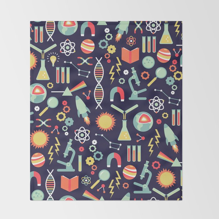 Science Studies Throw Blanket Gallery Image 2