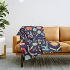 Science Studies Throw Blanket Gallery Image 1