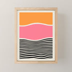 Wavy Ripples: Mid Century Edition Mini Art Print Gallery Image 1