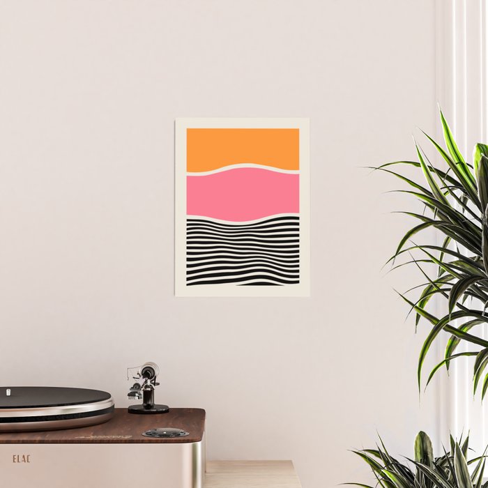 Wavy Ripples: Mid Century Edition Poster Gallery Image 2