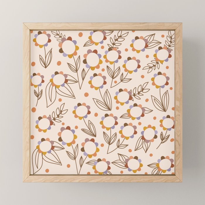African Floral Mini Art Print Gallery Image 1