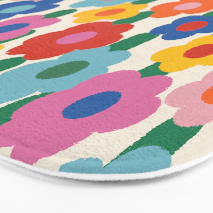 Summer Garden #5 Bath Mat Gallery Image 3