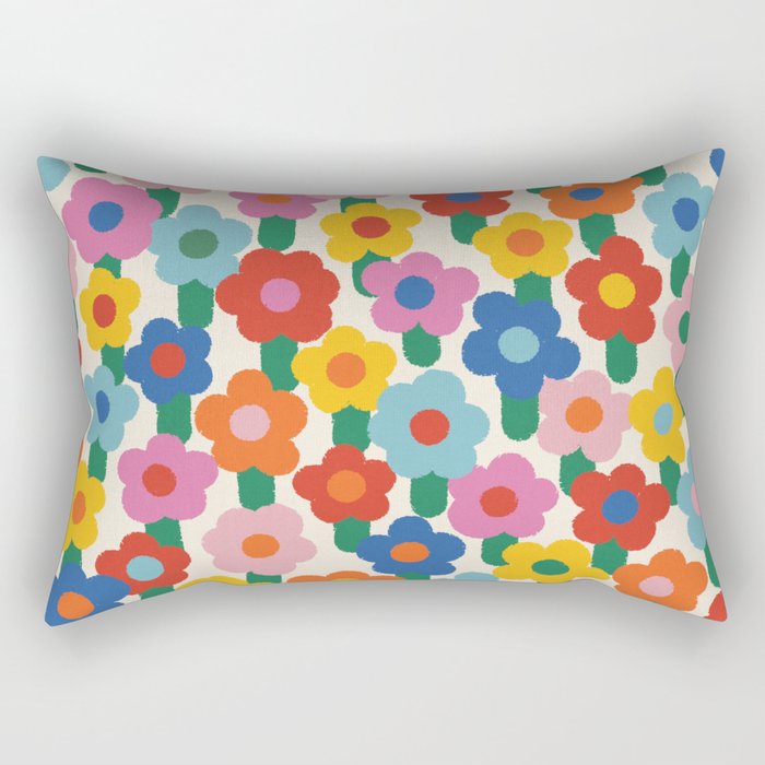 Summer Garden #5 Rectangular Pillow Gallery Image 1