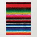 Serape Red  Poster Gallery Image 4