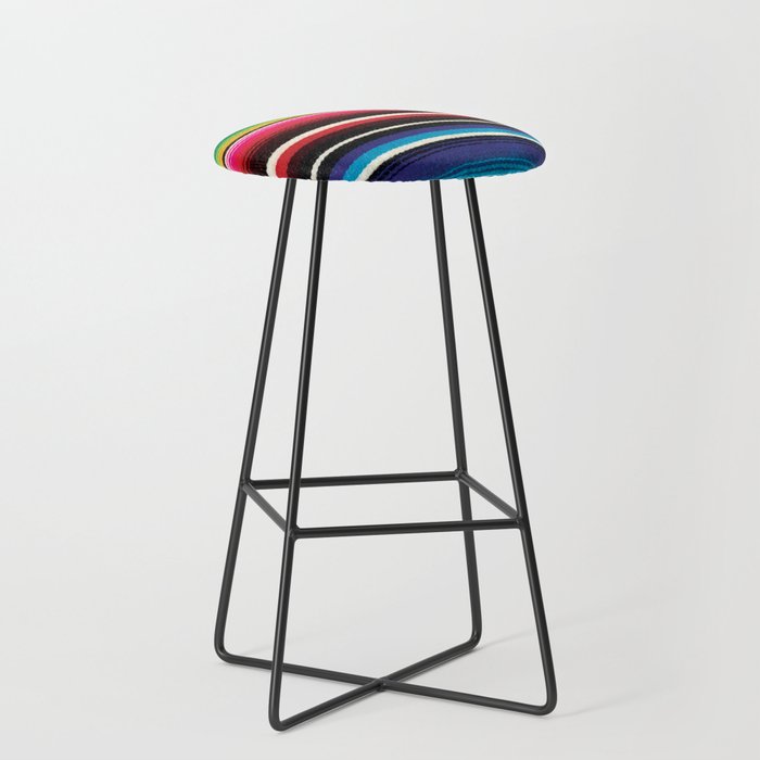 Serape Red  Stool Gallery Image 1