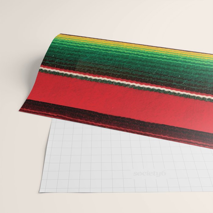 Serape Red  Wrapping Paper Gallery Image 2