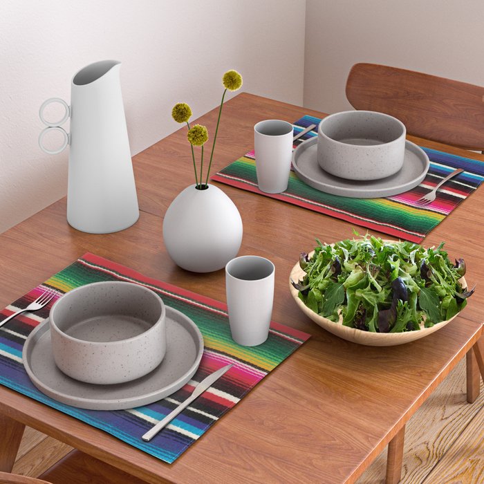 Serape Red  Placemat Gallery Image 2