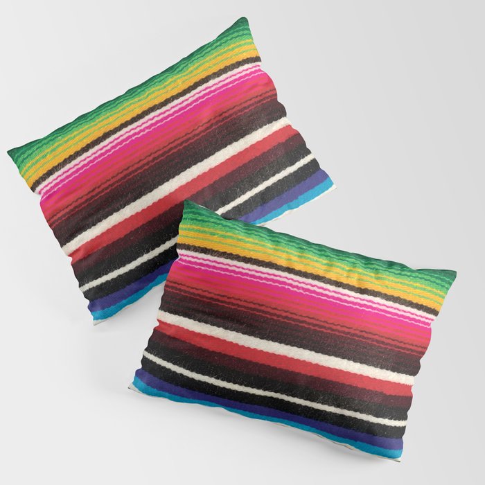 Serape Red  Pillow Sham Gallery Image 1