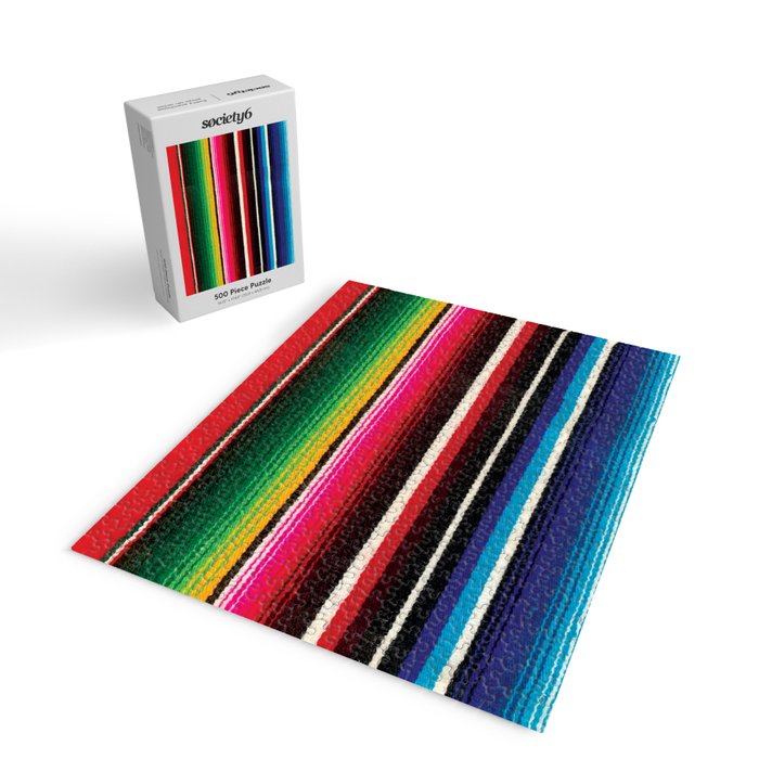 Serape Red  Jigsaw Puzzle Gallery Image 2