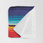 Serape Red  Throw Blanket Gallery Image 3