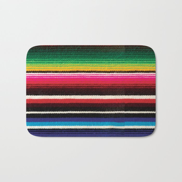 Serape Red  Bath Mat Gallery Image 1