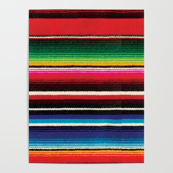Serape Red  Poster Gallery Image 1
