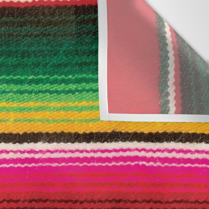 Serape Red  Wall Tapestry Gallery Image 3