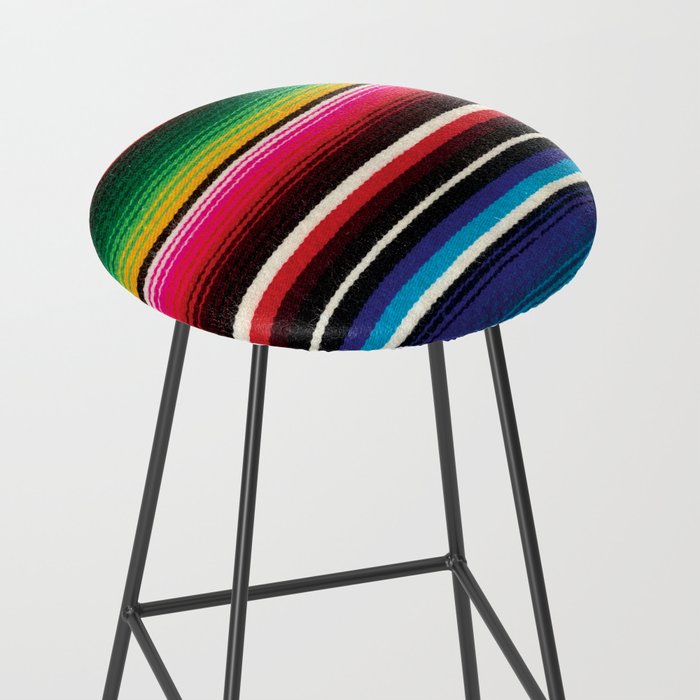 Serape Red  Stool Gallery Image 2
