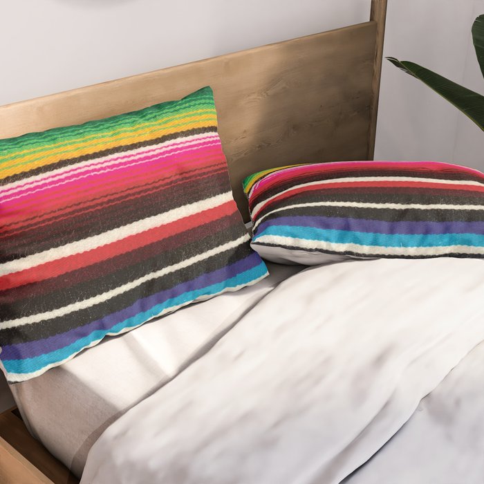 Serape Red  Pillow Sham Gallery Image 2