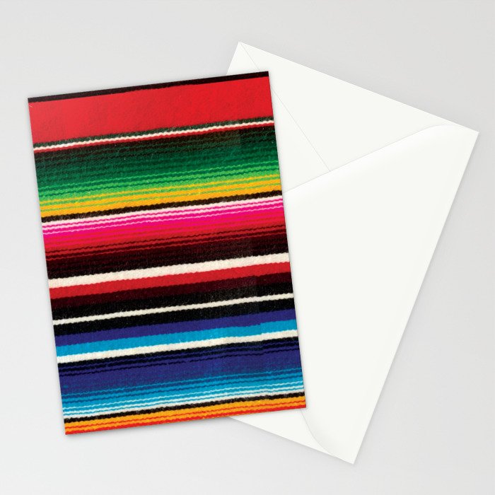 Serape Red  Stationery Card Gallery Image 2