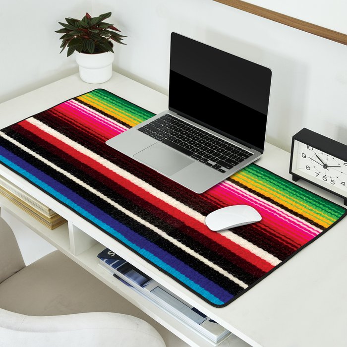 Serape Red  Desk Mat Gallery Image 2