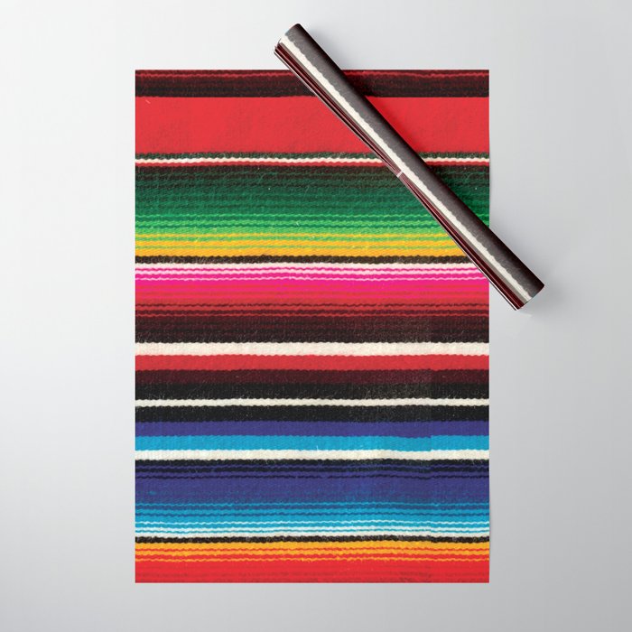 Serape Red  Wrapping Paper Gallery Image 1