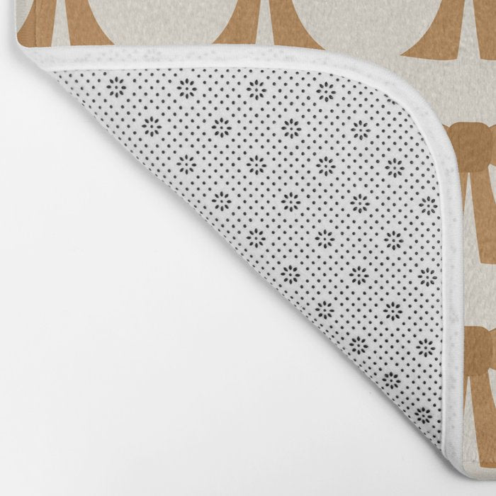 Vintage Bows VI Orange Bath Mat Gallery Image 2