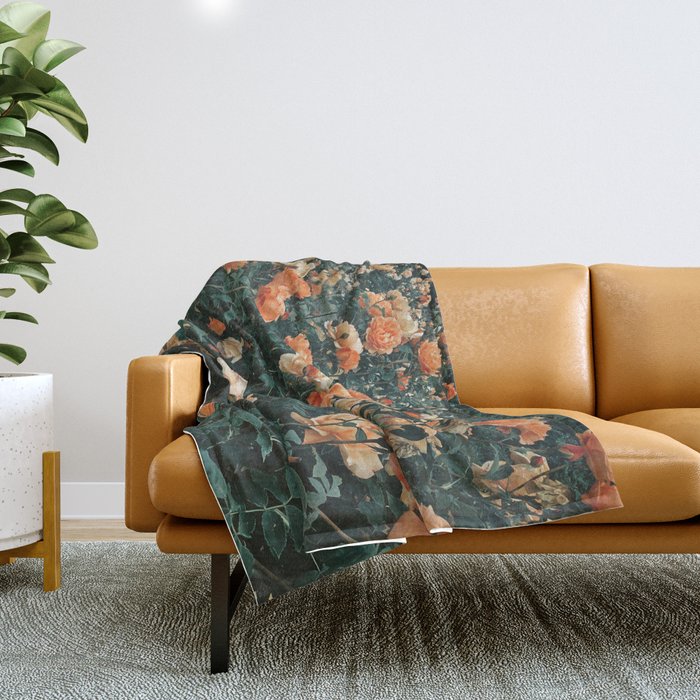 Forest of Roses Throw Blanket Gallery Image 1