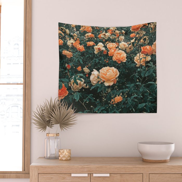 Forest of Roses Wall Tapestry Gallery Image 2