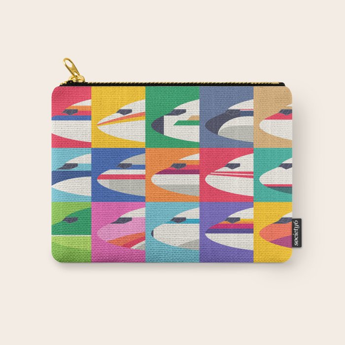 Retro Airline Nose Livery - USA Carry All Pouch Gallery Image 1