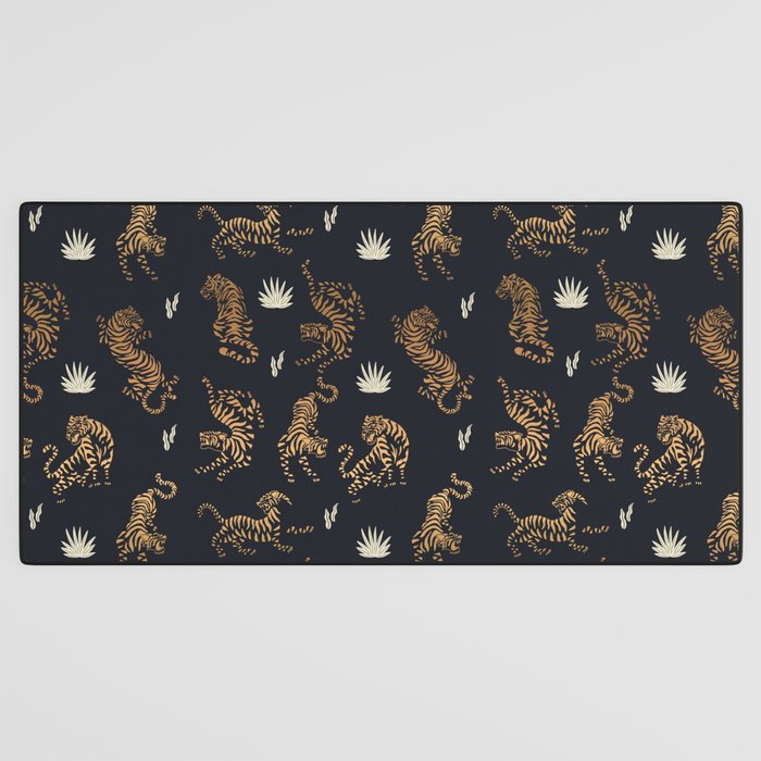 Golden Tigers Desk Mat Gallery Image 3