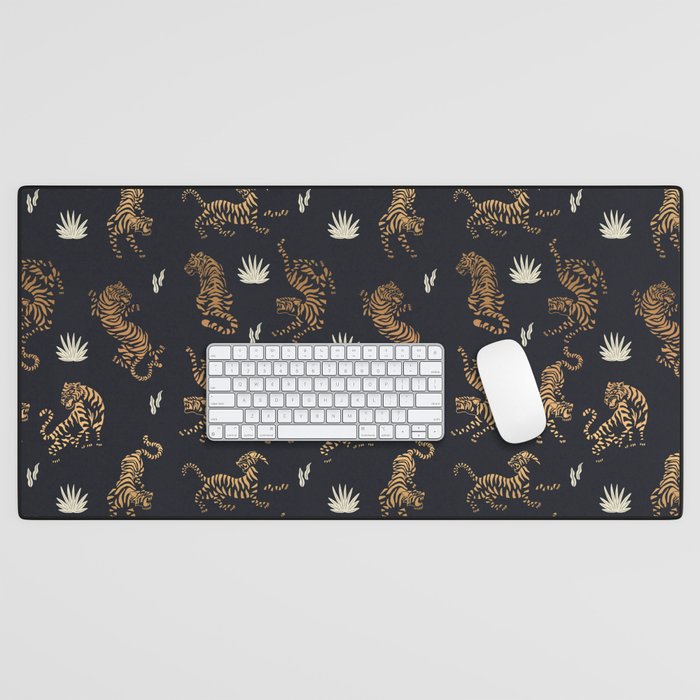 Golden Tigers Desk Mat Gallery Image 1