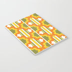 '70's Summer' Orange Yellow Green Notebook Gallery Image 3