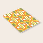'70's Summer' Orange Yellow Green Notebook Gallery Image 2