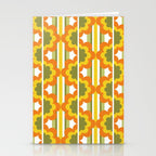 '70's Summer' Orange Yellow Green Stationery Card Gallery Image 2
