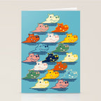 Happy Hippo Family Stationery Card Gallery Image 2