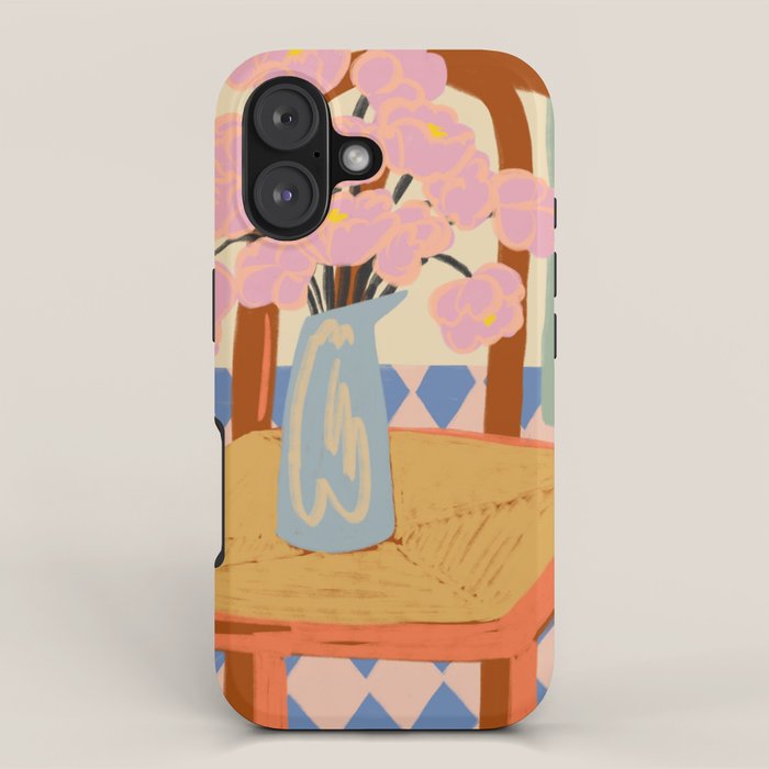 FLOWERS ON A CHAIR iPhone Case Gallery Image 1