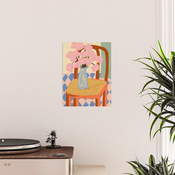 FLOWERS ON A CHAIR Poster Gallery Image 2