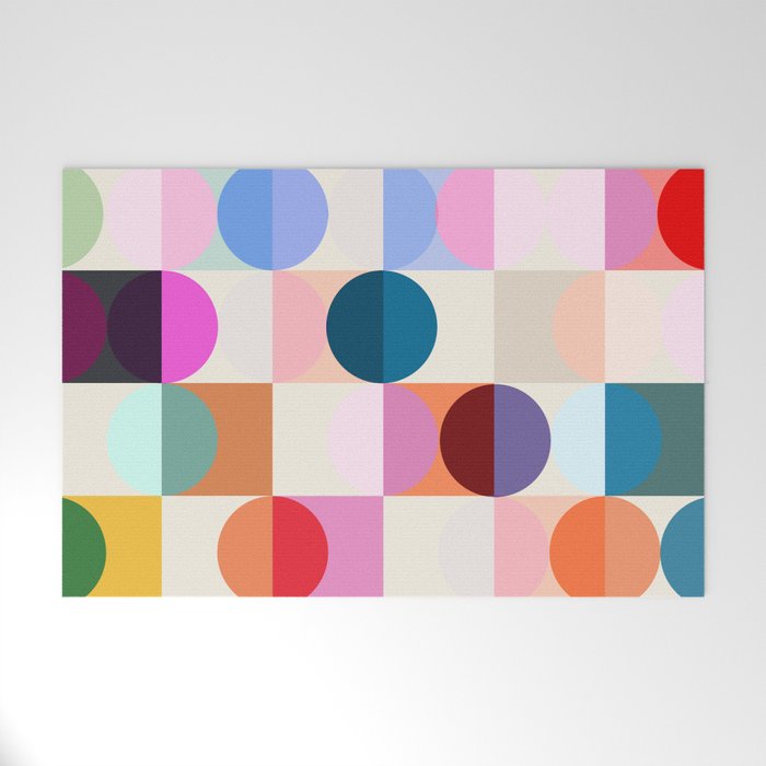 Confetti Checkerboard Welcome Mat Gallery Image 1