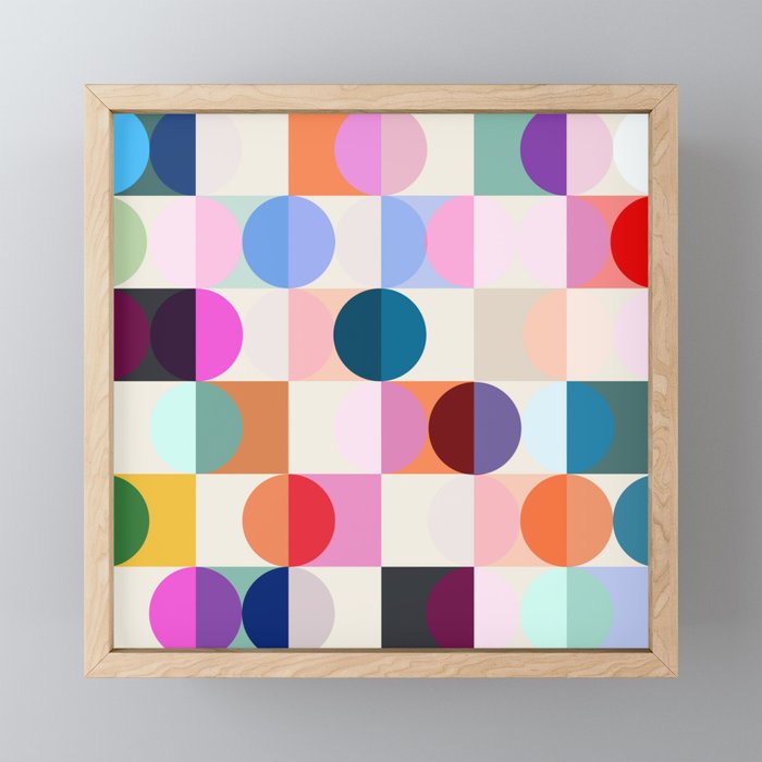 Confetti Checkerboard Mini Art Print Gallery Image 1