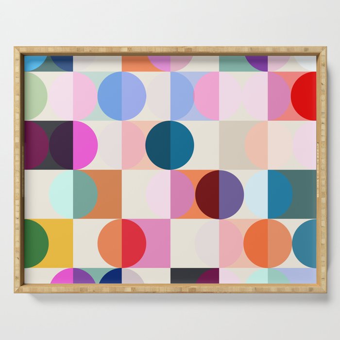 Confetti Checkerboard Serving Tray Gallery Image 1